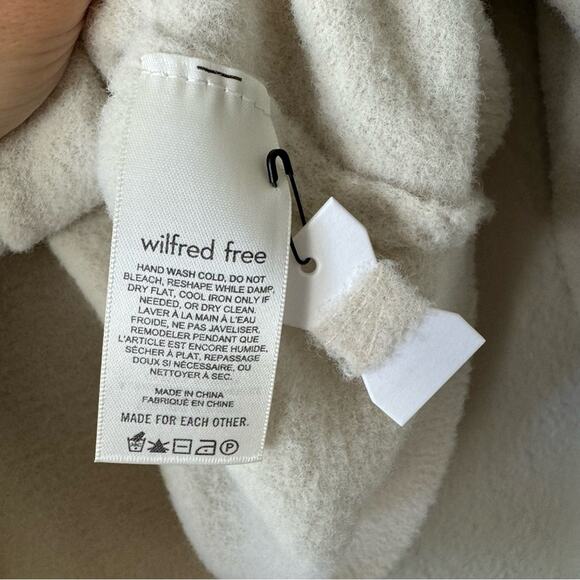 Aritzia Wilfred Cream Dolan Oversized Sweater Size XXS - Picture 6 of 7